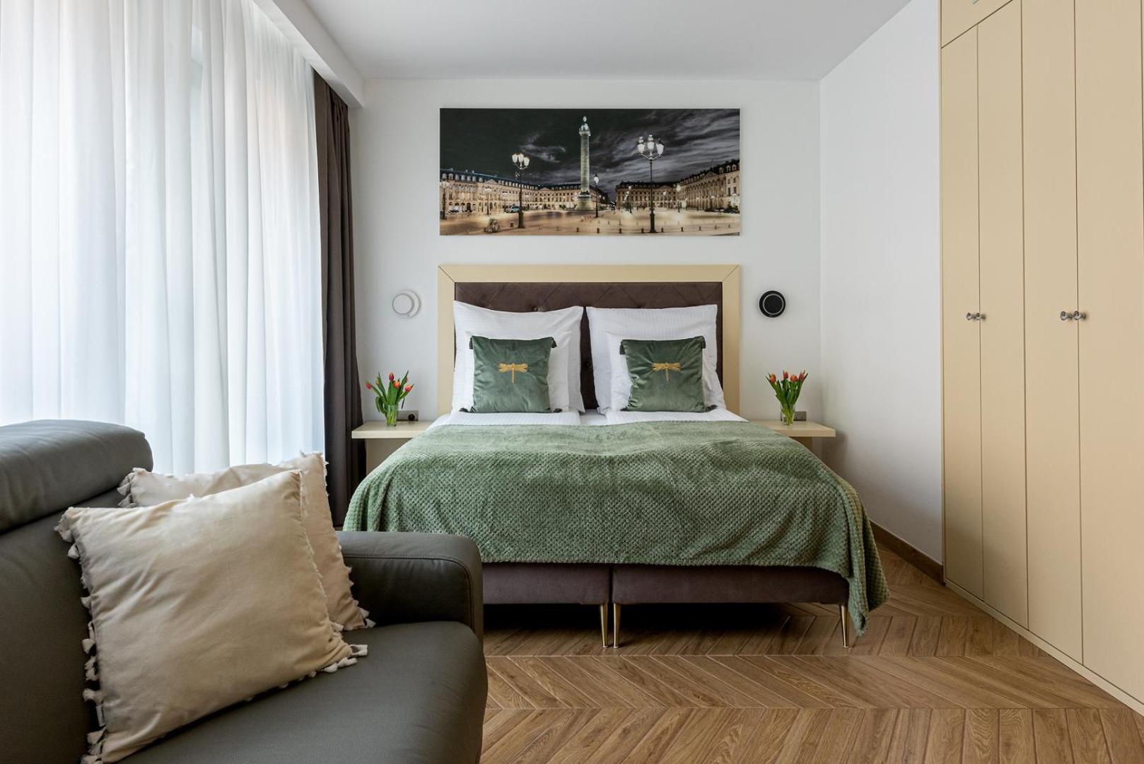 Inpoint Apartments G11 Near Old Town & Kazimierz District & Parking Option Krakov Pokoj fotografie